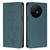 TCL 50 XL 5G Cute Cats Embossed Magnetic RFID Vegan Leather Phone Case - Peacock Green