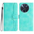 TCL 50 XL 5G Heart Pattern Skin Feel Leather Phone Case - Light Blue