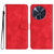 TCL 50 XL 5G Heart Pattern Skin Feel Leather Phone Case - Red