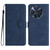 TCL 50 XL 5G Heart Pattern Skin Feel Leather Phone Case - Royal Blue