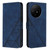 TCL 50 XL 5G Crossbody 3D Embossed Flip Leather Phone Case - Blue