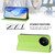 TCL 50 XL 5G RC01 Dual-Folded Magnetic Suction RFID Leather Phone Case - Grass Green