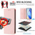 TCL 50 XL 5G RC01 Dual-Folded Magnetic Suction RFID Leather Phone Case - Pink