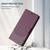 TCL 50 XL 5G Honeycomb Embossing RFID Leather Phone Case - Violet