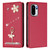 OnePlus 15R Ballet Girl Diamond Studded RFID Vegan Leather Phone Case - Wine Red