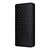 OnePlus 15R Cubic Grid Texture Flip Leather Phone Case - Black