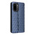 OnePlus 15R Cubic Grid Texture Flip Leather Phone Case - Blue
