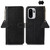 OnePlus 15R Genuine Leather Litchi Texture RFID Leather Phone Case - Black