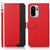 OnePlus 15R KHAZNEH Litchi Texture Leather RFID Phone Case - Red