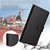 OnePlus 15R Litchi Texture RFID Blocking 3-Card Wallet Leather Phone Case - Black