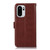 OnePlus 15R Magnetic Crazy Horse Texture Genuine Leather RFID Phone Case - Brown