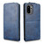 OnePlus 15R Magnetic Vertical Flip Leather Phone Case with Buckle - Blue