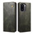 OnePlus 15R Oil Wax Crazy Horse Texture Leather Phone Case - Green