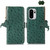 OnePlus 15R Ostrich Pattern Genuine Leather RFID Phone Case - Green