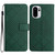 OnePlus 15R Rhombic Grid Texture Leather Phone Case - Green