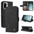 OnePlus 15R Skin Feel Life Tree Metal Button Leather Phone Case - Black