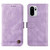 OnePlus 15R Skin Feel Life Tree Metal Button Leather Phone Case - Purple