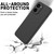 OnePlus 15R Solid Color Liquid Silicone Dropproof Full Coverage Phone Case - Black