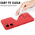 OnePlus 15R Solid Color Liquid Silicone Dropproof Full Coverage Phone Case - Red