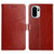 OnePlus 15R Y-shaped Pattern Flip Leather Phone Case - Brown