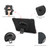 MyBat Rotatable Stand Protector Case (with Wristband) for Samsung Galaxy Tab A11+ 5G - Black / Black