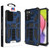 MyBat Sturdy Hybrid Protector Cover (with Stand) for Samsung Galaxy A037U / Galaxy A03s - Ink Blue / Black
