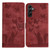 Samsung Galaxy A17 5G / A26 5G Butterfly Cat Embossing Flip Leather Phone Case - Red