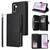 Samsung Galaxy A17 5G 9-Card Slots Zipper Wallet Bag Leather Phone Case - Black