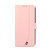 Samsung Galaxy A17 5G ABEEL Delicate Texture Splicing RFID Leather Phone Case - Pink