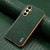 Samsung Galaxy A17 5G AZNS Electroplated Frame Crocodile Texture Full Coverage Phone Case - Green