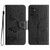 Samsung Galaxy A17 5G Butterfly Embossed Flip Leather Phone Case - Black