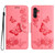 Samsung Galaxy A17 5G Butterfly Embossed Flip Leather Phone Case - Pink