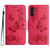 Samsung Galaxy A17 5G Butterfly Embossed Flip Leather Phone Case - Red