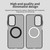 Samsung Galaxy A17 5G Candy Magsafe PC Hybrid TPU Phone Case - Black