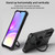 Samsung Galaxy A17 5G CD Texture 360 Degree Rotating Holder MagSafe Phone Case - Grey