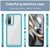 Samsung Galaxy A17 5G Colorful Series Acrylic Hybrid TPU Phone Case - Transparent Blue