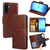 Samsung Galaxy A17 5G Crystal Texture Leather Phone Case - Brown