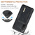 Samsung Galaxy A17 5G DG.MING M2 Series 3-Fold Multi Card Bag + Magnetic Phone Case - Black