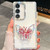 Samsung Galaxy A17 5G Diamond Glitter Butterfly Holder Phone Case - White