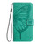Samsung Galaxy A17 5G Embossed Butterfly Leather Phone Case - Green