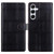 Samsung Galaxy A17 5G Embossed Checkered Leather Phone Case - Black