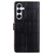 Samsung Galaxy A17 5G Embossed Checkered Leather Phone Case - Black