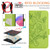 Samsung Galaxy A17 5G Embossed Rose RFID Anti-theft Leather Phone Case - Green
