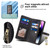 Samsung Galaxy A17 5G ESEBLE Star Series Lanyard Zipper Wallet RFID Leather Case - Black