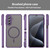 Samsung Galaxy A17 5G Fan Dun Series TPU Hybrid PC Frosted Magsafe Phone Case - Purple