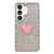 Samsung Galaxy A17 5G Flash Rhinestone Double-sided IMD Love Heart Phone Case - Lover Transparent