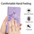 Samsung Galaxy A17 5G Flower Butterfly Embossing Pattern Leather Phone Case - Purple