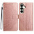 Samsung Galaxy A17 5G Flower Embossed Leather Phone Case - Rose Gold