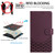 Samsung Galaxy A17 5G Honeycomb Embossing RFID Leather Phone Case - Violet