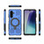 Samsung Galaxy A17 5G J-20 Solid Color MagSafe Magnetic TPU+PC Phone Case - Blue